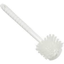 POT BRUSH LONG HANDLE WHITE NYLON BRISTLE 20"O/A   12EA/CS